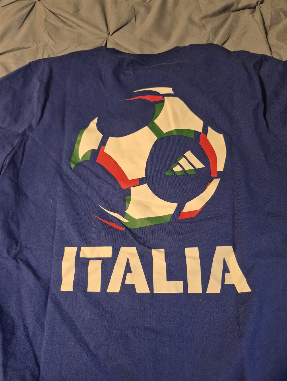 Blue Italia Soccer Graphic Tee